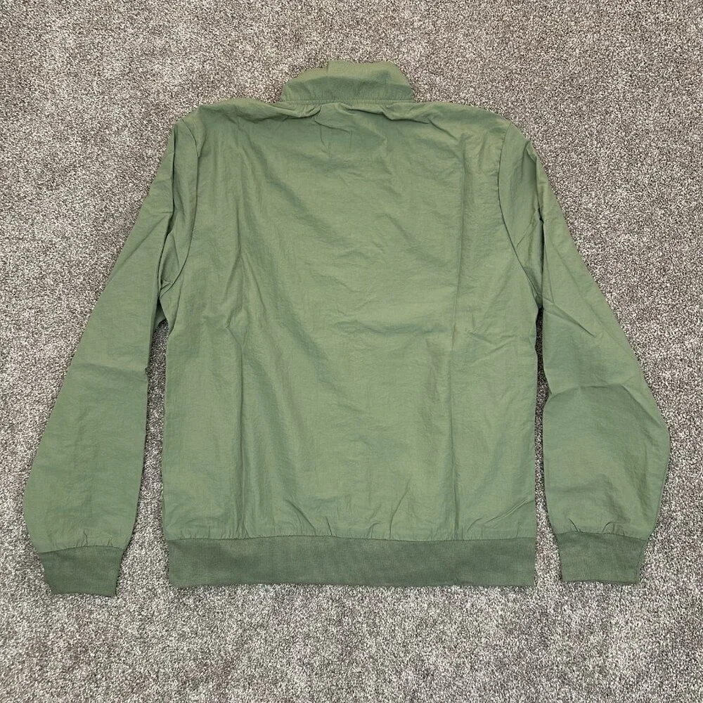 Xersion Men's Bomber Jacket Size M Green Full Zip Track Pockets Woven NWT $55